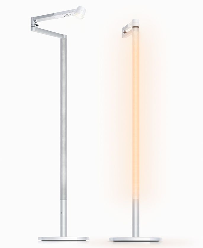 Dyson Solarcycle Morph™ Floor light (White/Silver) | Dyson